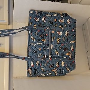 Vera Bradley NWOT Cat Theme Shoulder Bag Handbag Purse
